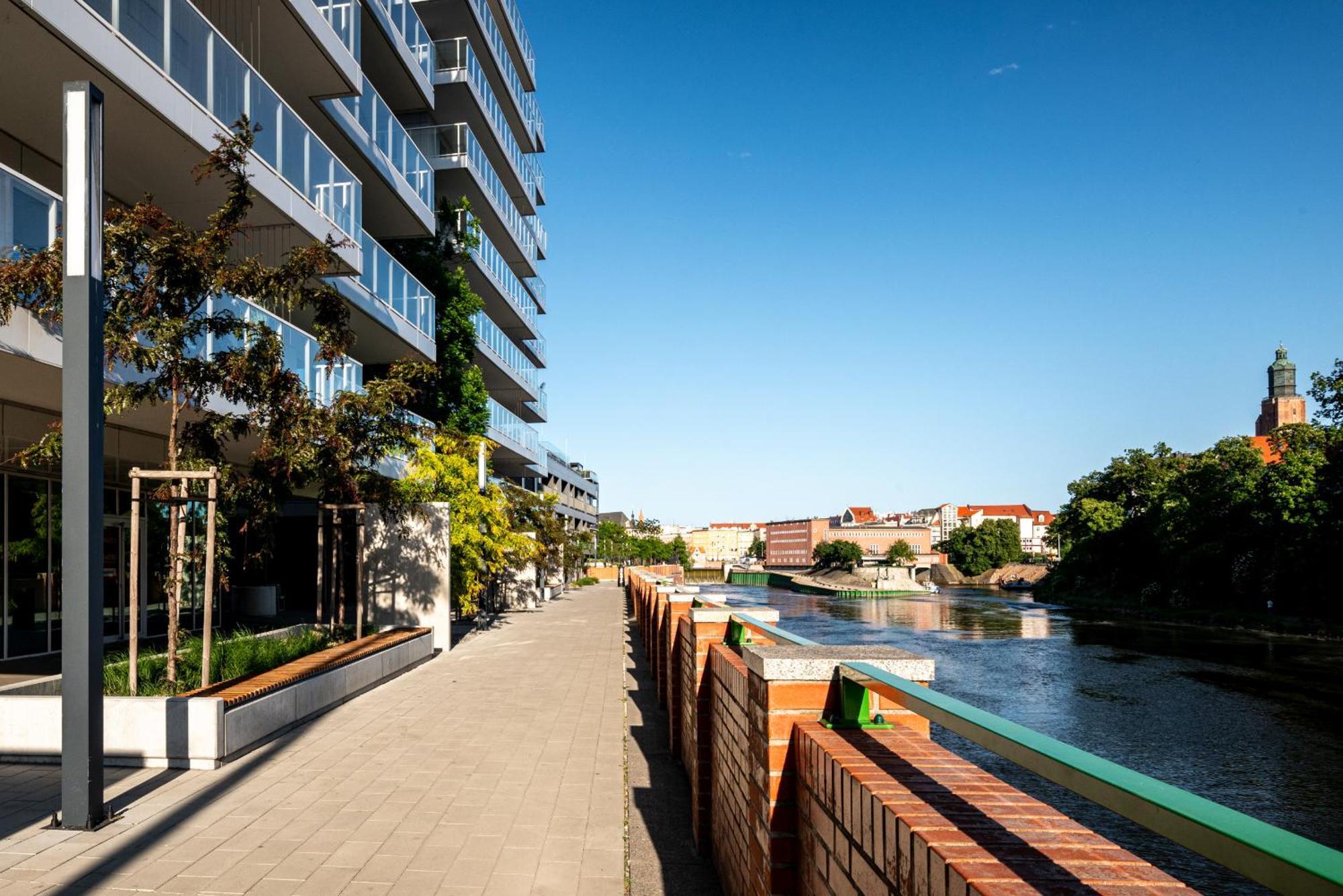 Witolda Riverside Apartments - Balcony, City View - By Rentujemy Wroclaw Dış mekan fotoğraf